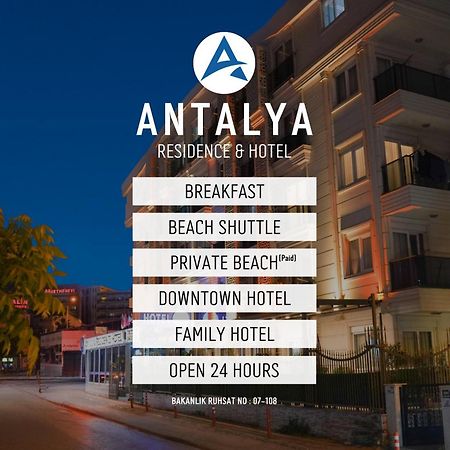 Antalya Residence Hotel Antália Exterior foto