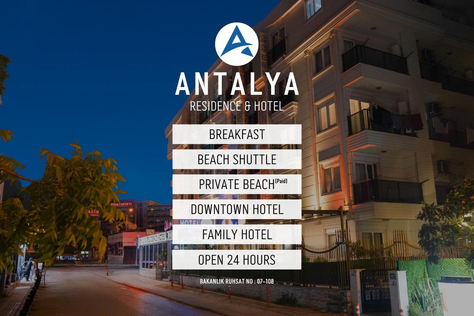 Antalya Residence Hotel Antália Exterior foto